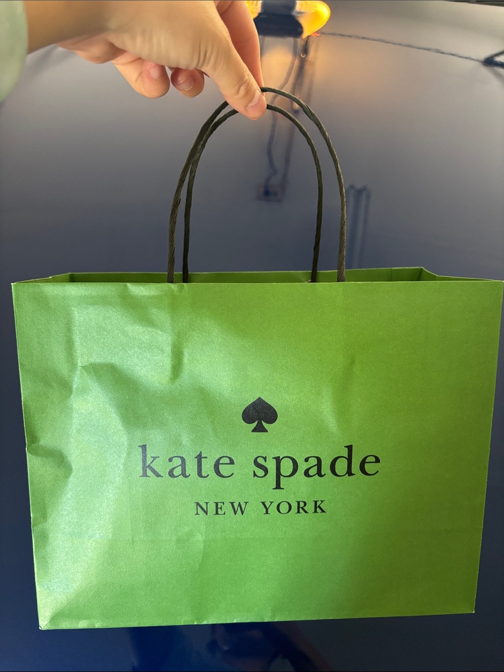 kate spade Bright Green Tote Shopper 10×8 in